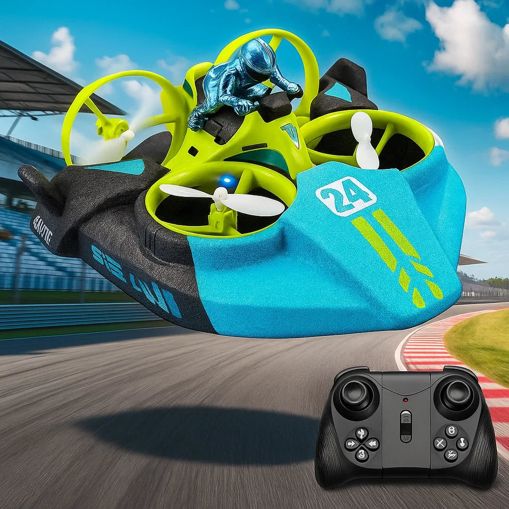 ! SkyRider – 360° Amfibie RC Drone Auto