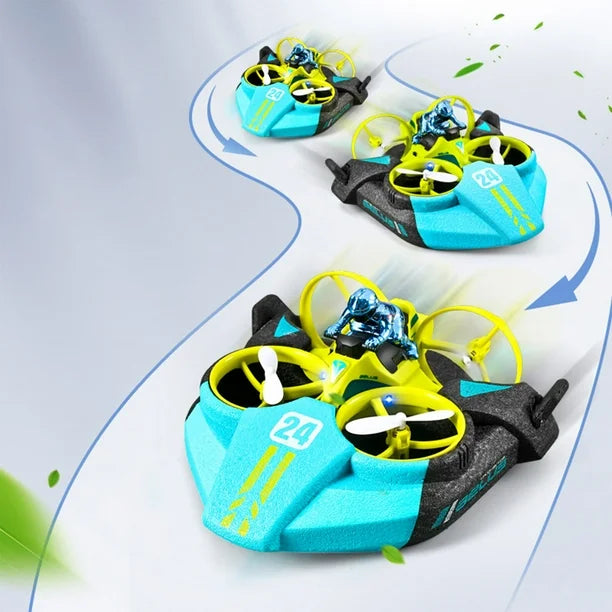 ! SkyRider – 360° Amfibie RC Drone Auto