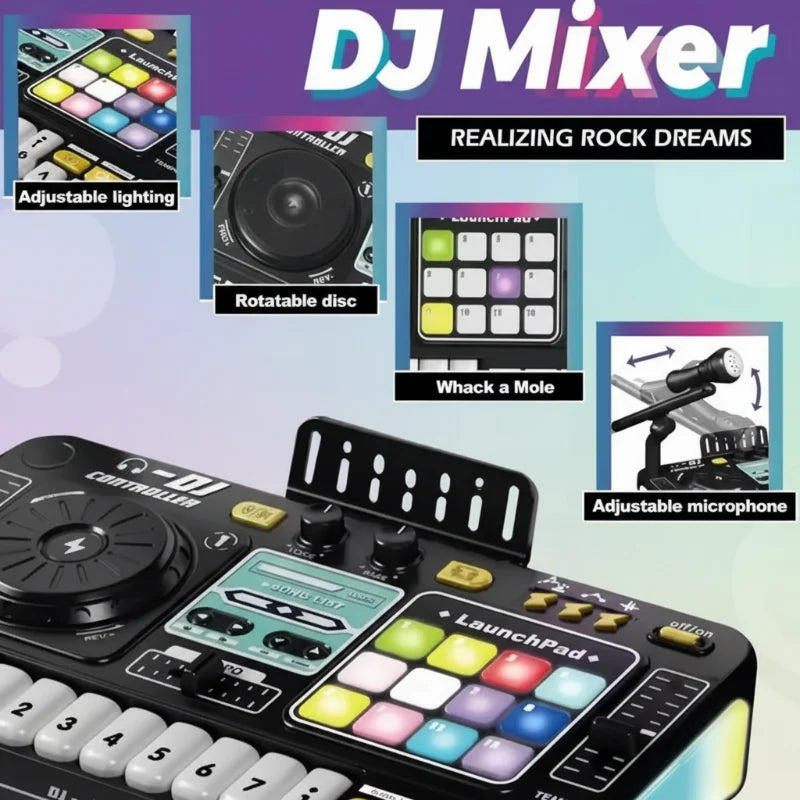 ! Beatlio DJ Mixer Speelset – Muzikaal & Interactief DJ Speelgoed voor Kinderen